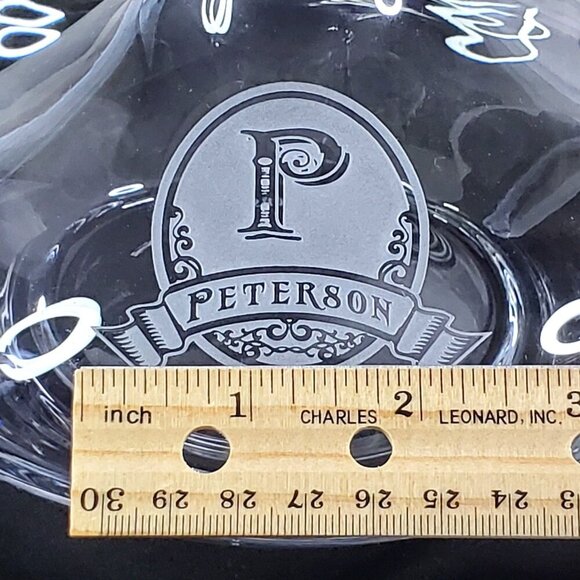 Peterson Ravenscroft Crystal Wine Decanter With Peterson Monogram Logo - Picture 12 of 13
